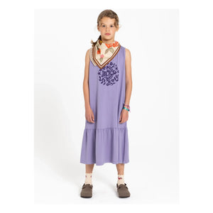Hundred Pieces - Vestido sin mangas de algodón orgánico Lyra | Lavanda