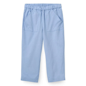 Copenhagen Colors - Pantalón de algodón orgánico con grandes bolsillos | Azul claro