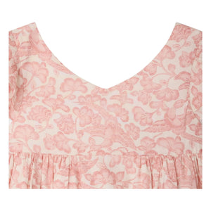 Bonpoint - Vestido Galantine Fleurie | Rosa empolvado