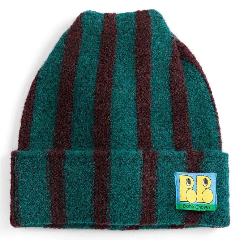 Bobo Choses - Gorro con parches de fibra reciclada | Verde