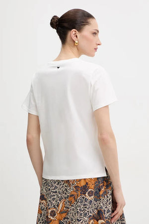 Camiseta de algodón Weekend Max Mara PANTERA