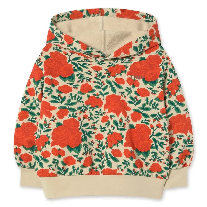Tinycottons - Organik Pamuklu Güllü Sweatshirt | Krem