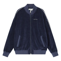 Cos I Said So - Chaqueta de algodón orgánico de terciopelo | Azul marino