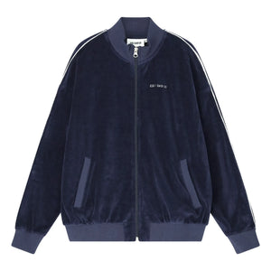 Cos I Said So - Chaqueta de algodón orgánico de terciopelo | Azul marino