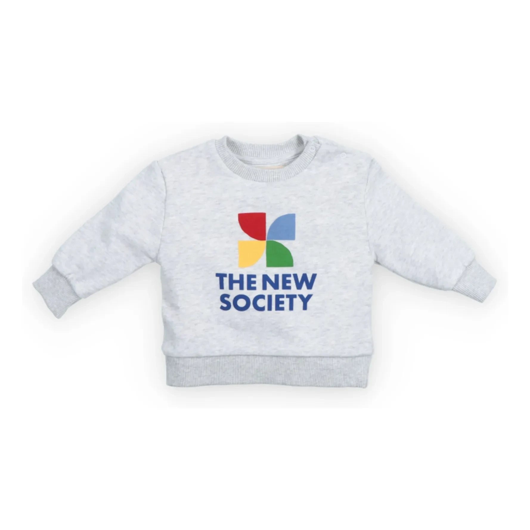 the new society - Sudadera con logo TNS | Gris jaspeado