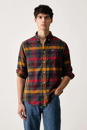 Camisa Danloch de algodón para hombre Barbour