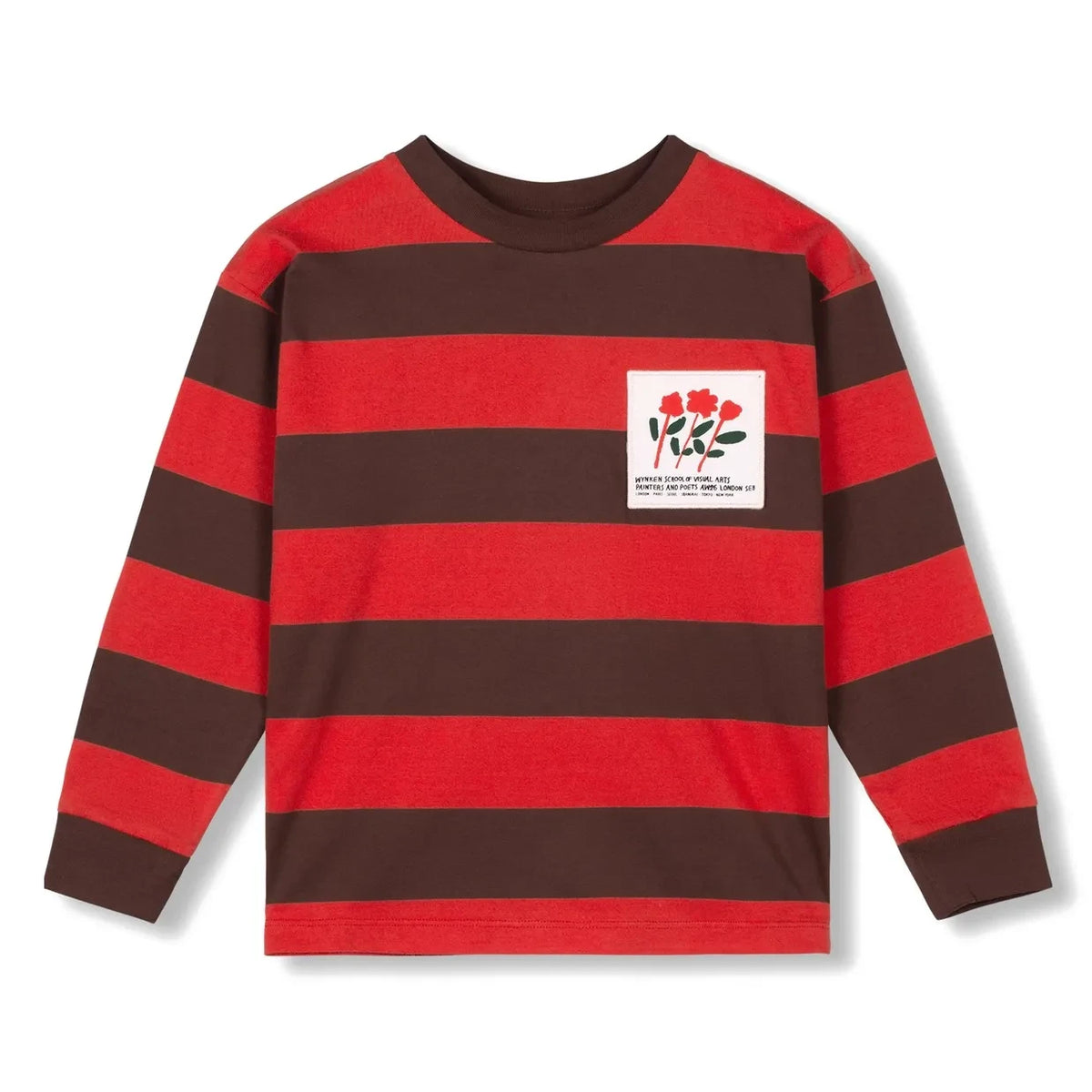 Wynken - Camiseta de rayas Rosas | Rojo