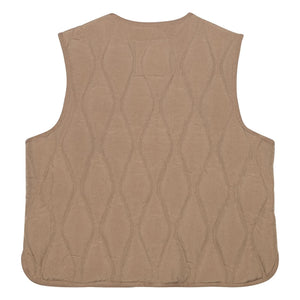 Smallable Kid - Chaqueta acolchada sin mangas Cheer | Gris oscuro
