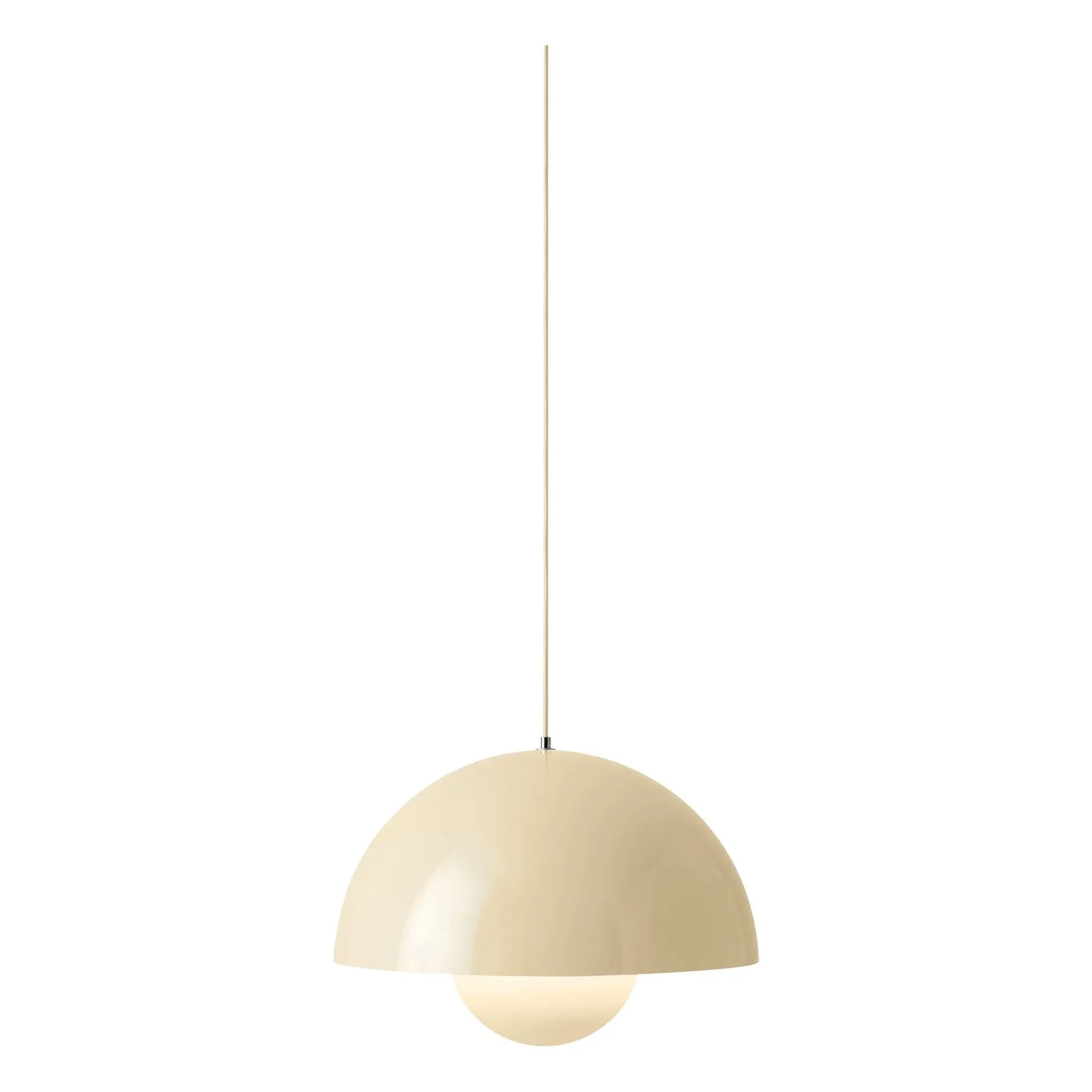 & Tradition - Lámpara colgante Flowerpot VP2, Verner Panton | Marfil