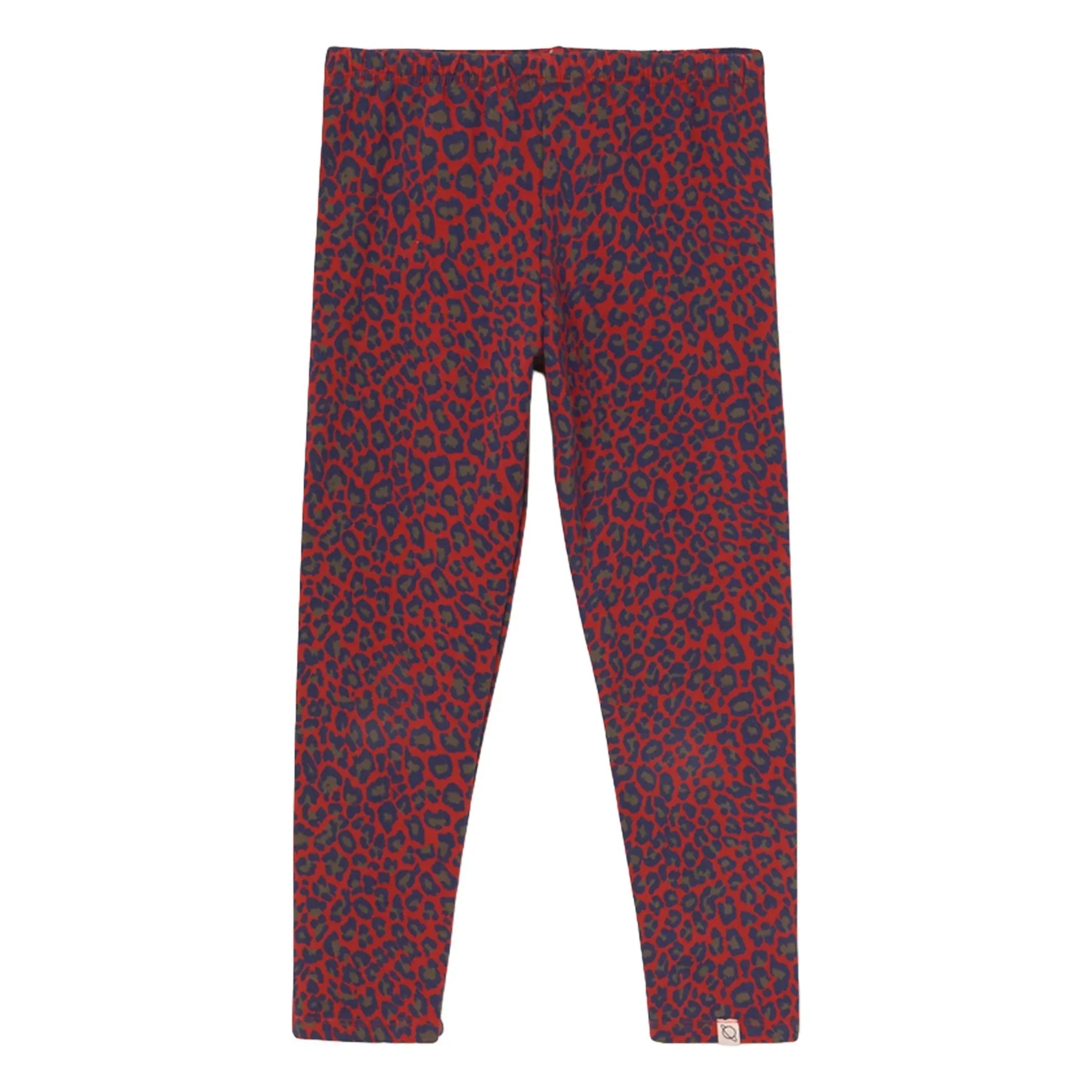Cozmo - Leggings de Leopardo de Algodón Orgánico | Rojo