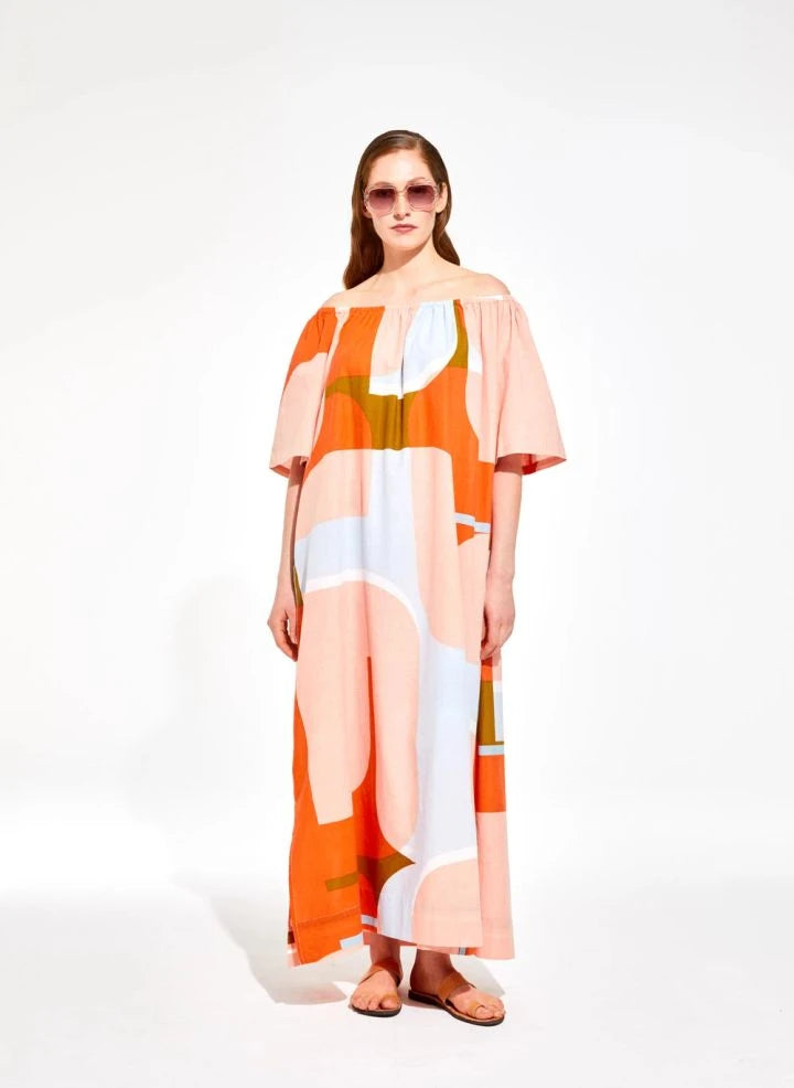 Mapoésie - Vestido Palao Chance | Naranja