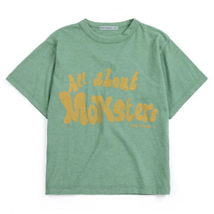 Bobo Choses - All About Monsters T-shirt Geri dönüştürülmüş lifler | Yeşil