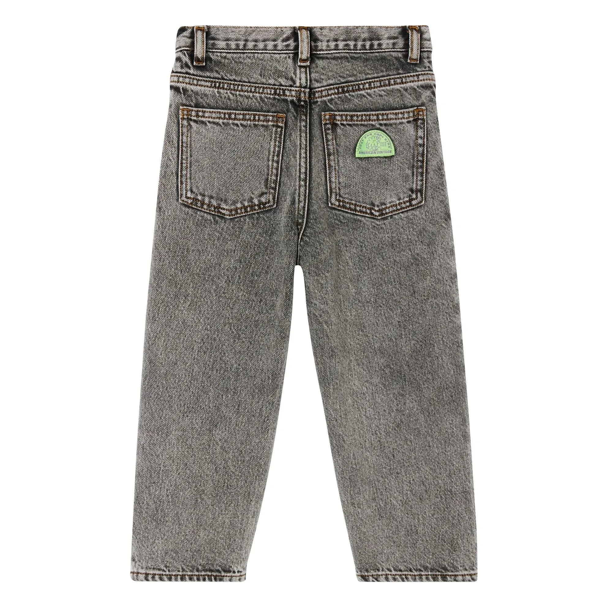 American Vintage - Jean recto Yopday | Vaquero gris oscuro