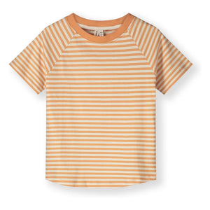 Gray Label - Camiseta de algodón orgánico a rayas | Albaricoque