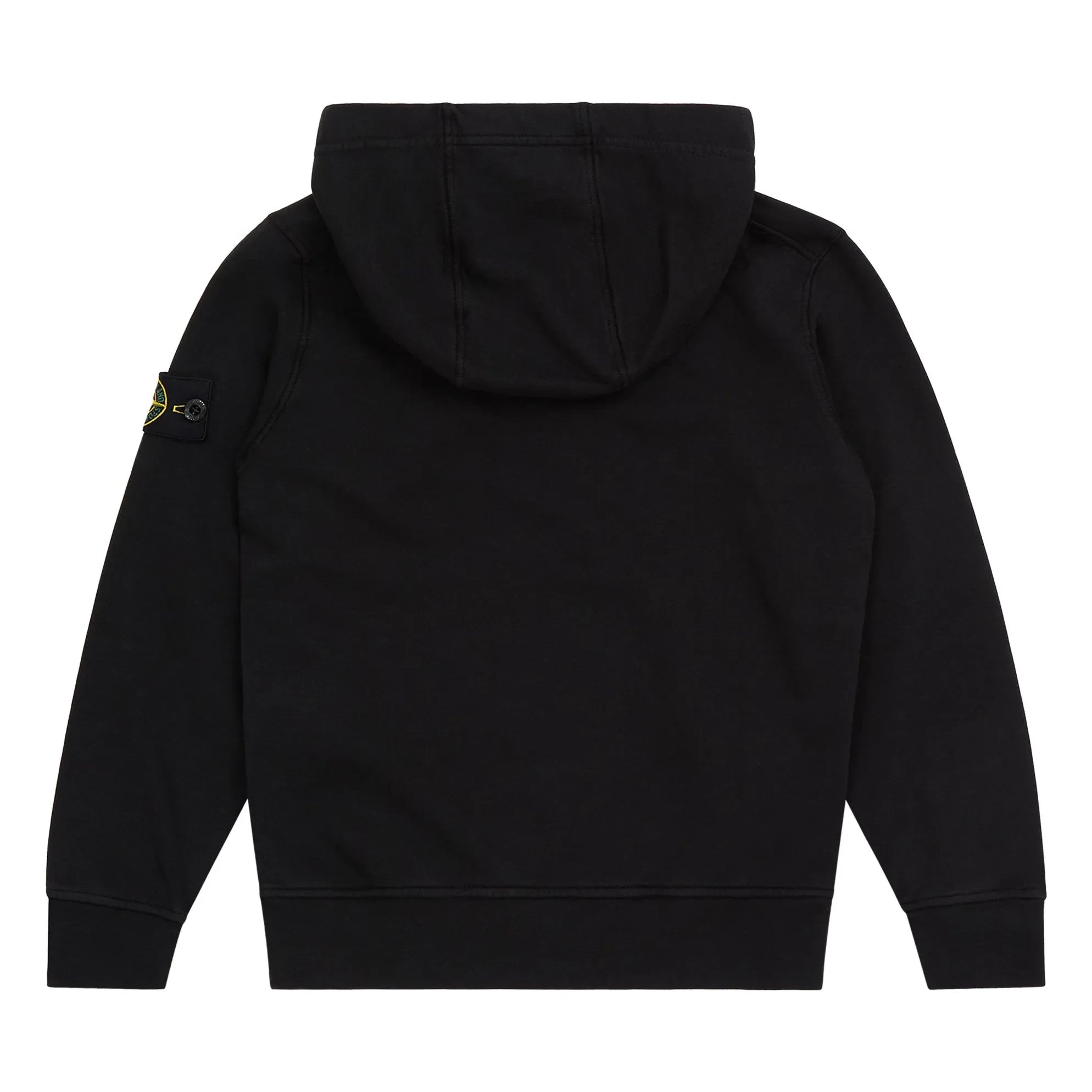 Stone Island - Sudadera con capucha y logo | Negro