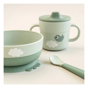 Done by deer - Set de comida Happy Clouds | Sage