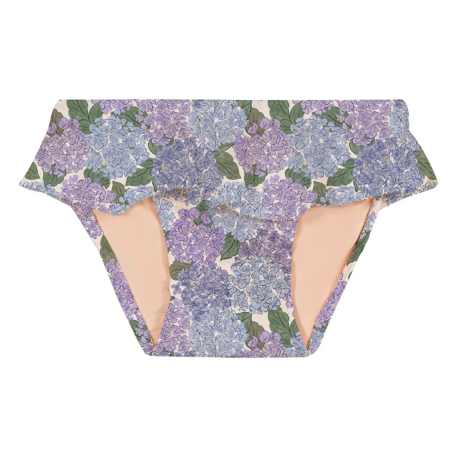 Studio Bohème - Bragas de baño de algodón orgánico Mimi Fleurs | Lila