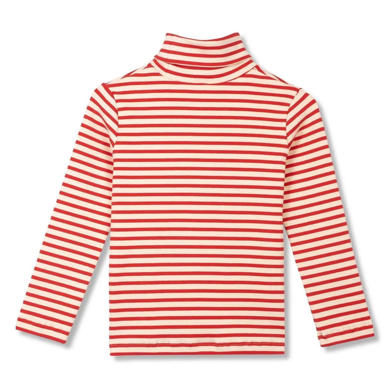 Wynken - Jersey de cuello alto a rayas | Rojo