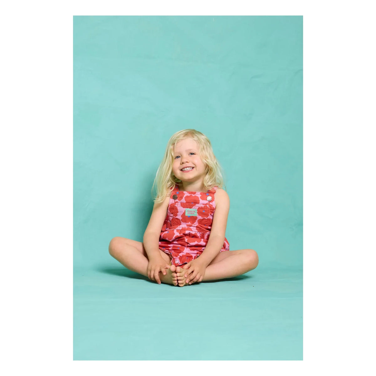 Favorite People - Napoli Mono Floreado con Short | Rojo