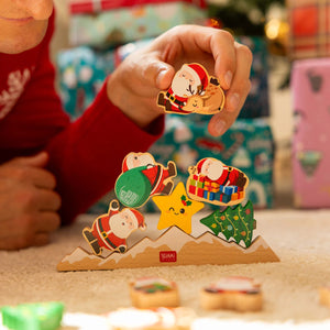 Legami - Juego de Madera Apilable - Juego de Equilibrio Ho Ho Ho