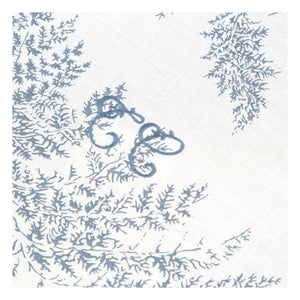 Tartine et Chocolat - Manta con estampado de hojas | Gris