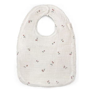 Babyshower - Babero Cerezas | Crudo