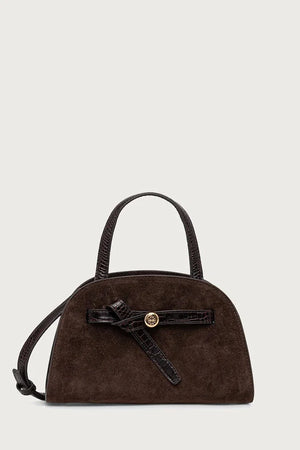 Bolso tote de ante Tory Burch Romy Small Bauletto para mujer