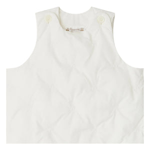 Bonpoint - Saco de dormir de algodón orgánico Cerises Joujou | Blanco