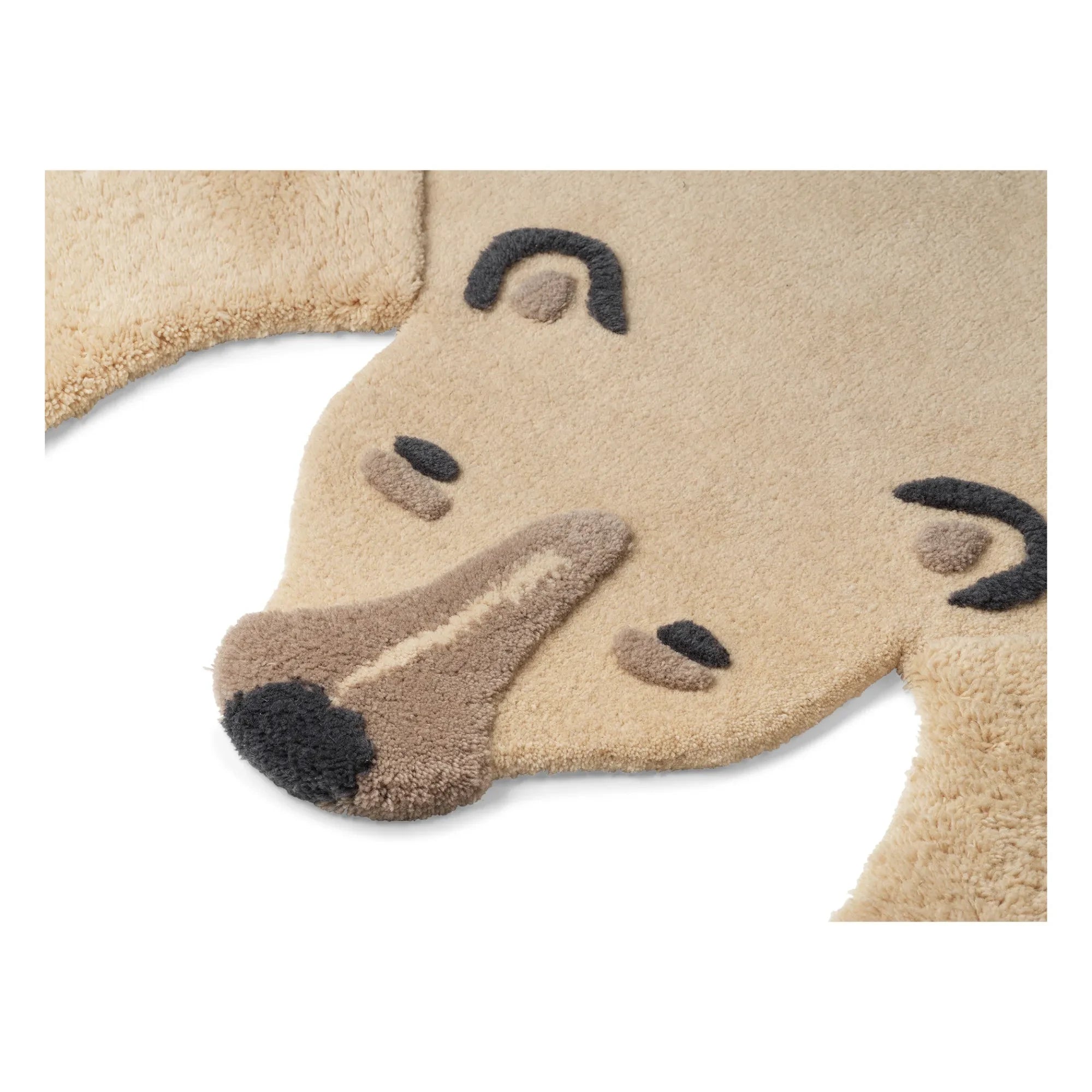 Ferm Living Kids - Alfombra Oso Polar en Relieve | Blanco roto