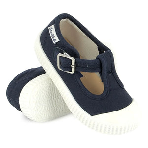 Tartine et Chocolat - Zapatillas de lona para bebé | Azul marino