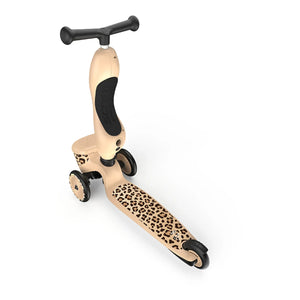 Scoot & Ride - Patinete 2 en 1 Leopardo