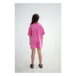 Repose AMS - Camisa de rizo de algodón orgánico | Rosa