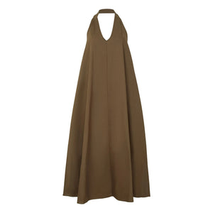 Smallable Woman - Vestido de corte holgado Faye | Marrón oscuro