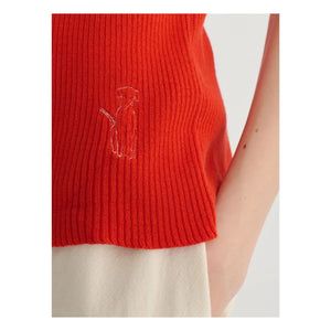 Bobo Choses - Top de punto calado de algodón orgánico | Rojo