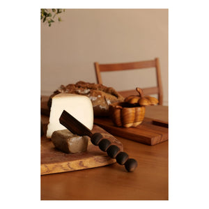 Woodmata - Cuchillo de mantequilla de madera de teca | Teca