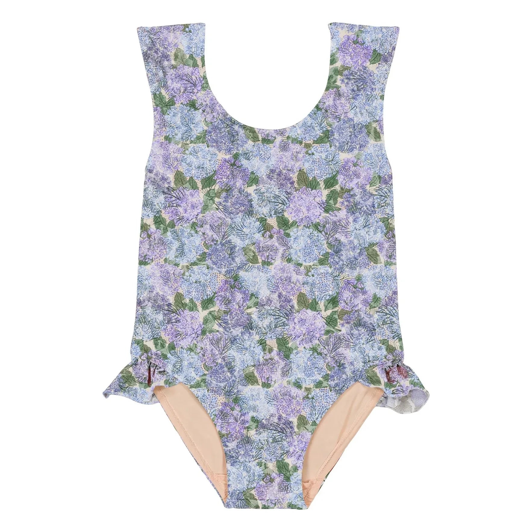 Studio Bohème - Maillot de baño de ballet Flores Fibras recicladas | Lila