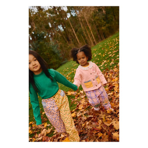 Goldie + Ace - İşlemeli Yaka Hırka | Pembe