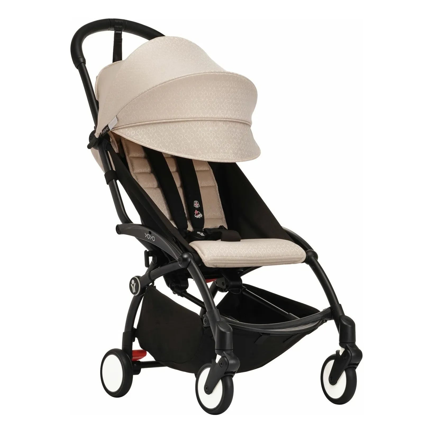 Stokke® - Cochecito YOYO³ Bonpoint 6+ Chasis negro | Beige