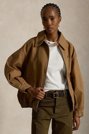 Chaqueta Oversize de Algodón para Mujer Polo Ralph Lauren