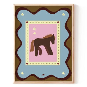 Ma petite vie - "The Horse" Poster | Kahverengi