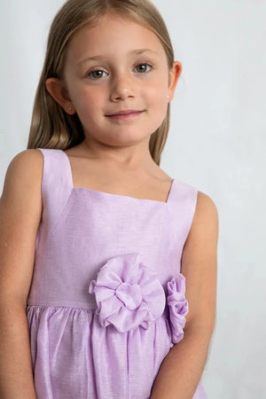 Vestido de lino Mayoral para niña