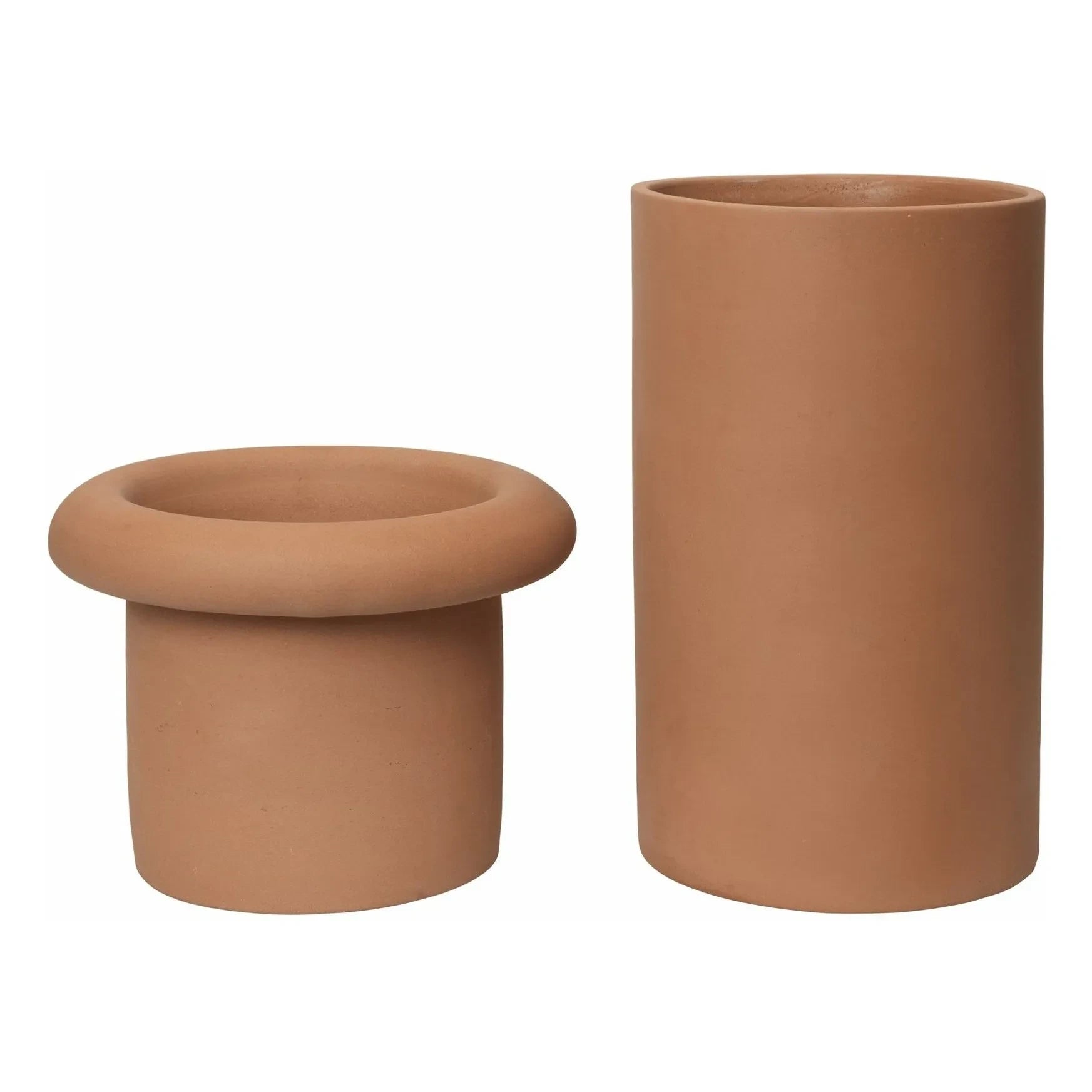 Ferm Living - Maceta Rollo | Terracota