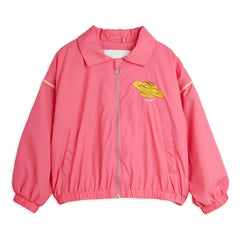Mini Rodini - Chaqueta bomber de fibra reciclada Planet | Rosa