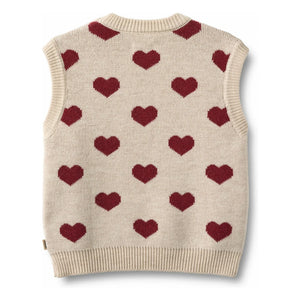 Wheat - Gaby Jersey de Merino Jacquard | Beige