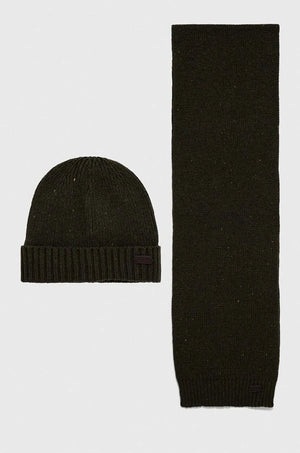 Gorro y bufanda de Barbour Carlton Fleck: set de regalo