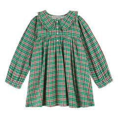 Emile et Ida - Vestido de cuadros | Verde