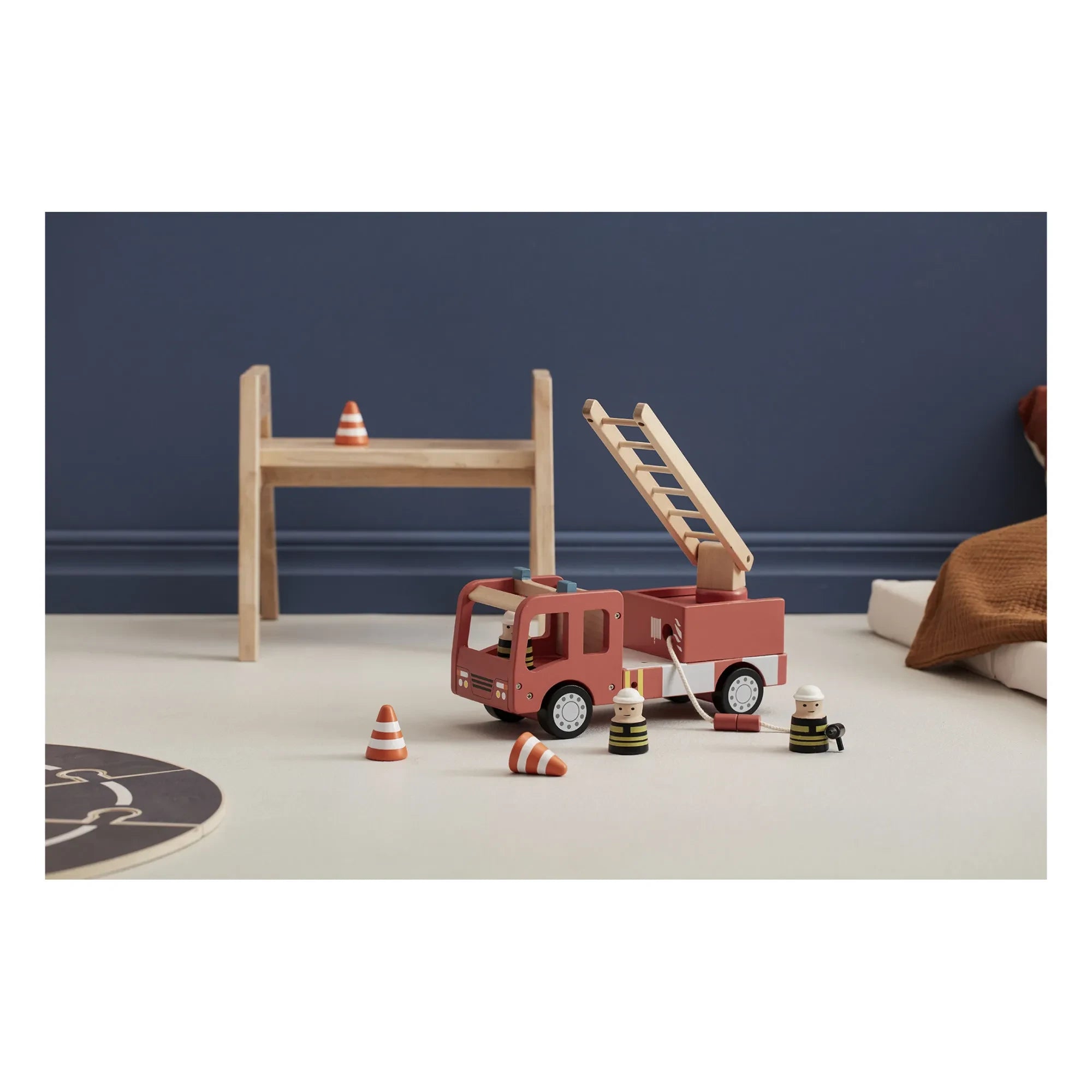 Kid's Concept - Camión de bomberos de juguete | Rojo