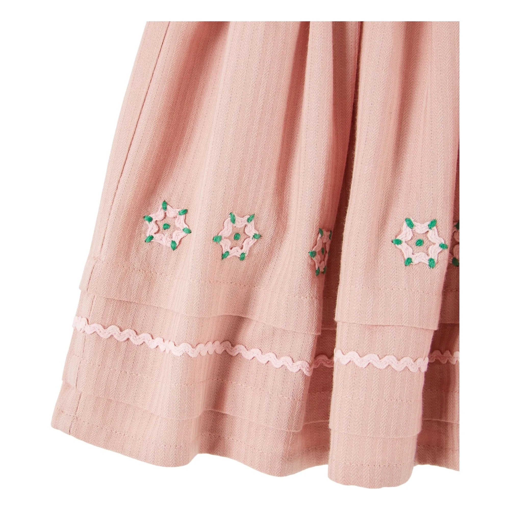 Emile et Ida - Falda bordada | Rosa