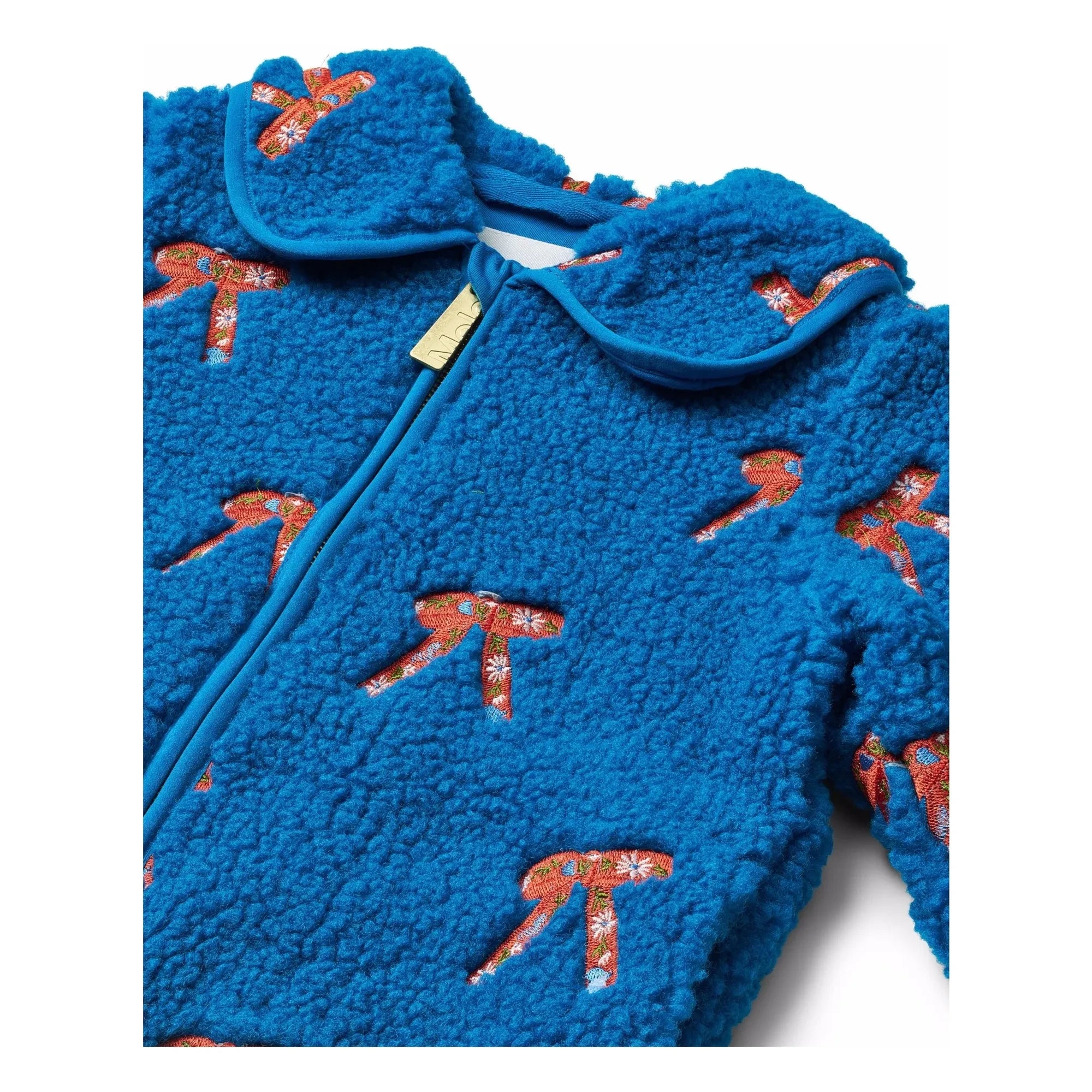 Molo - Chaqueta con cuello anudado Unna | Azul eléctrico