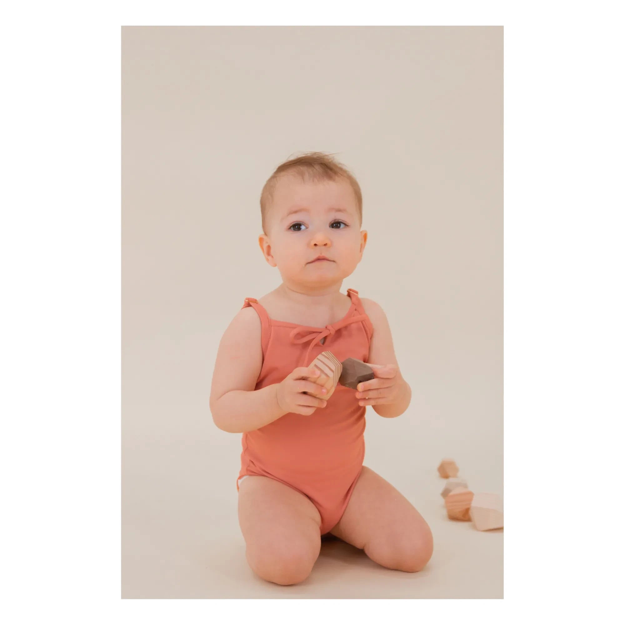 Ina Swim - Traje de baño de una pieza de nylon reciclado Aurelia | Rosa Polvo